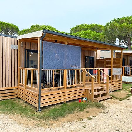 Estivo Premium Deluxe Mobile Homes On Camping Malibu Beach 利多迪迪耶索洛 外观 照片